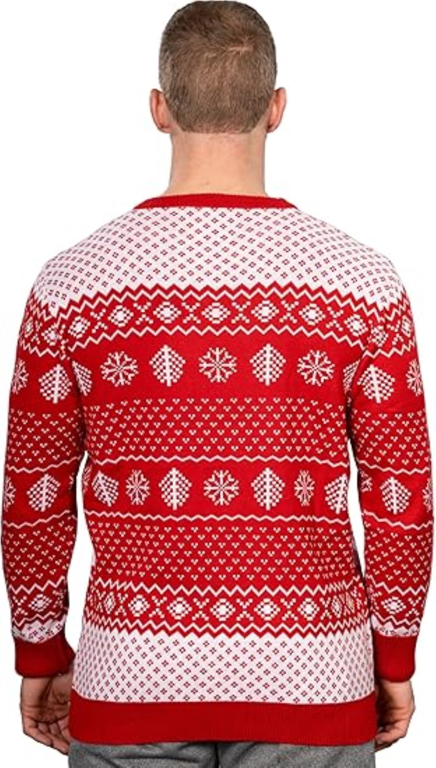 Ya Filthy Animal Quote Adult Unisex Ugly Christmas Sweater (Red)