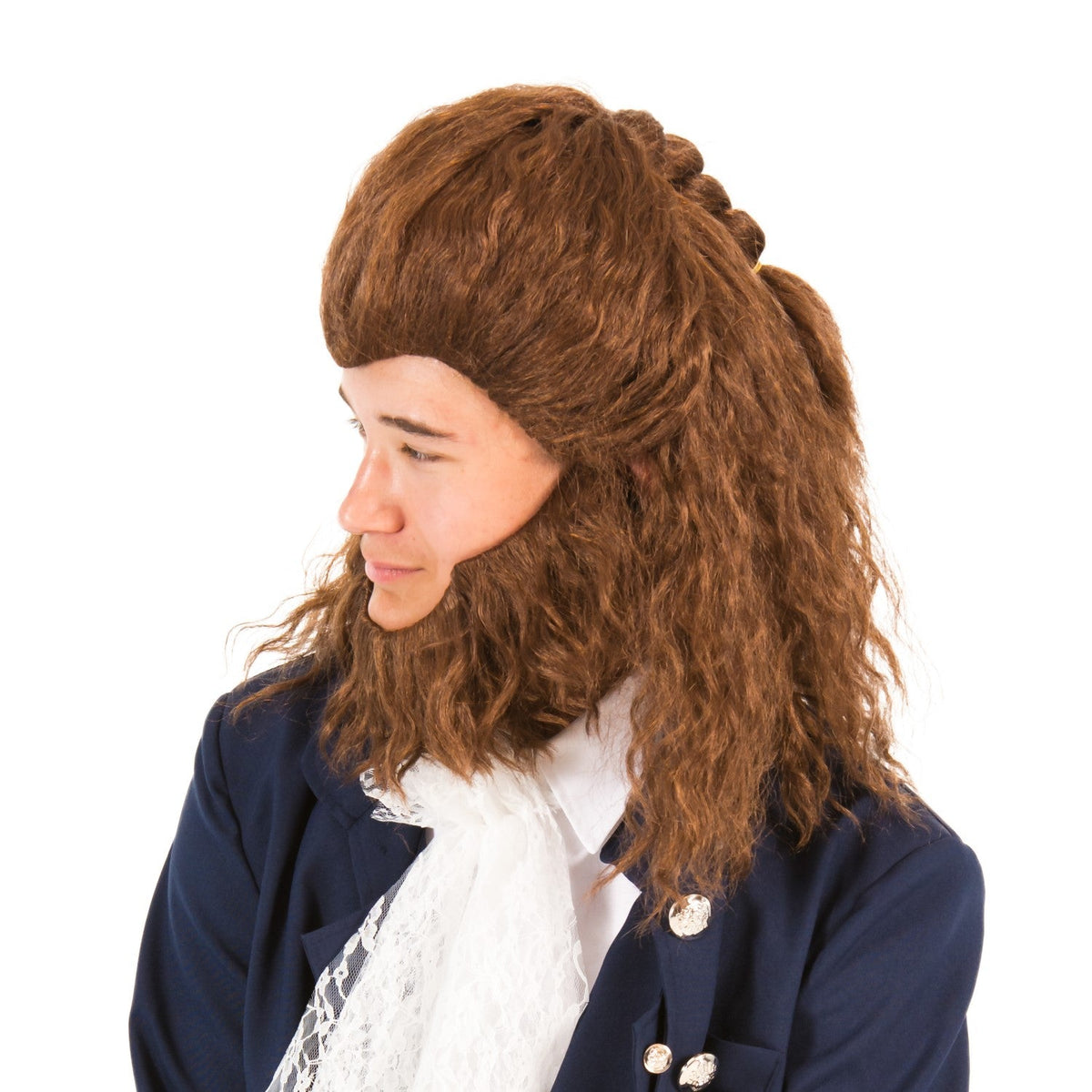 Adult Beast Movie Halloween Cosplay Costume Wig and Beard Set - TVStoreOnline