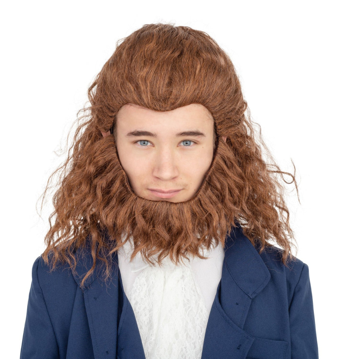 Adult Beast Movie Halloween Cosplay Costume Wig and Beard Set - TVStoreOnline