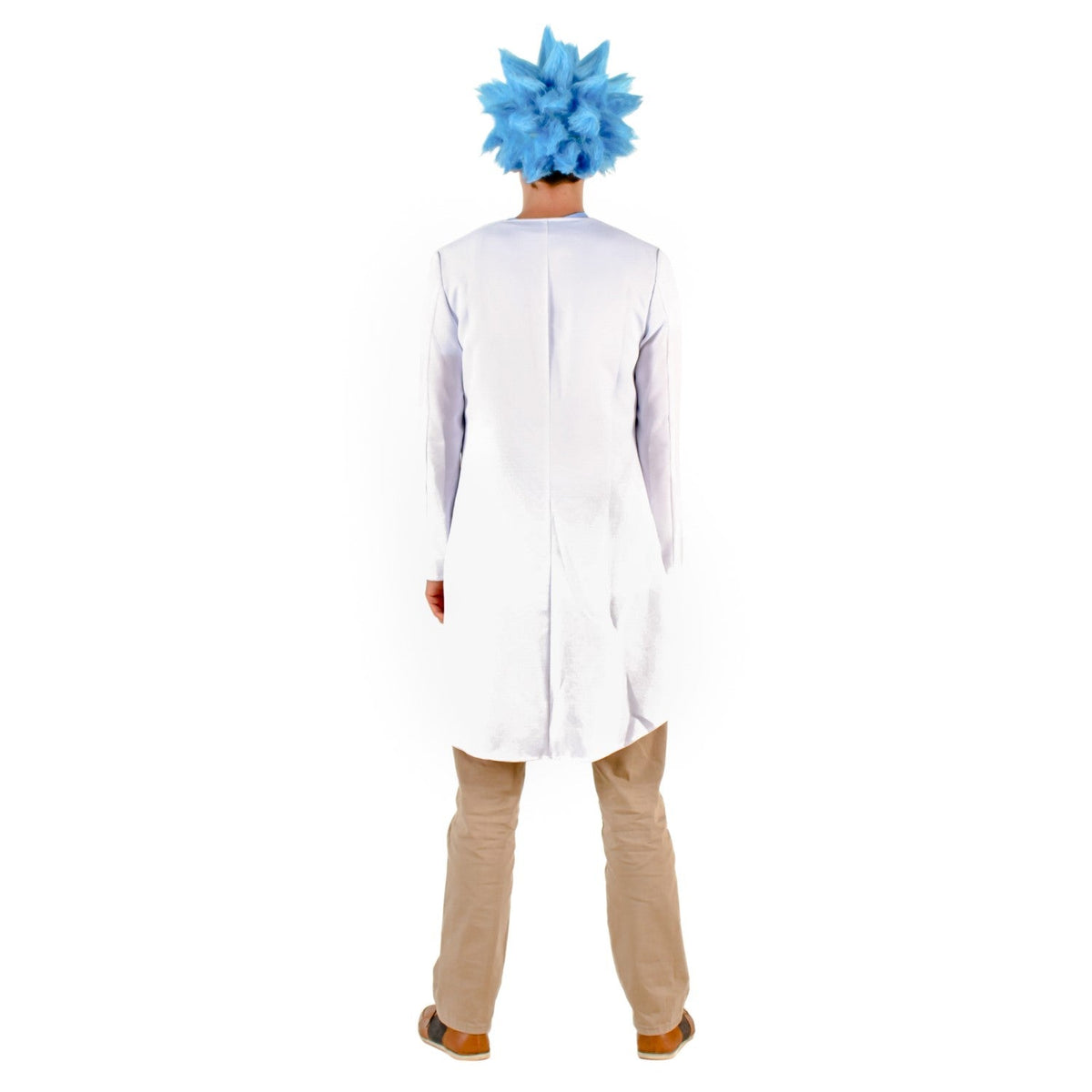 Adult Deluxe Ricky Sanchez Blue Wig and Eyebrow Halloween Costume Cosplay Accessory - TVStoreOnline