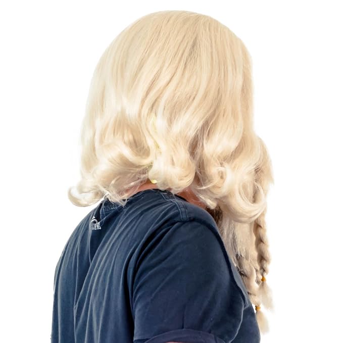 Adult Deluxe Viking Barbarian Norse Halloween Cosplay Costume Wig & Beard Set - TVStoreOnline