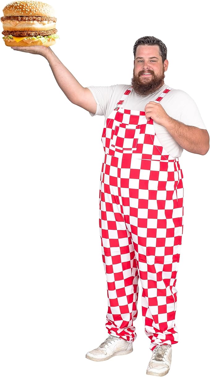 Adult Halloween Costume Big Boy Overall Pants - TVStoreOnline