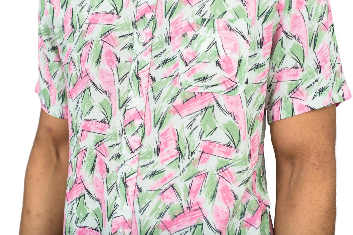 Adult Halloween Tropical Hopper Costume Cosplay Hawaiian Button Down Shirt - TVStoreOnline