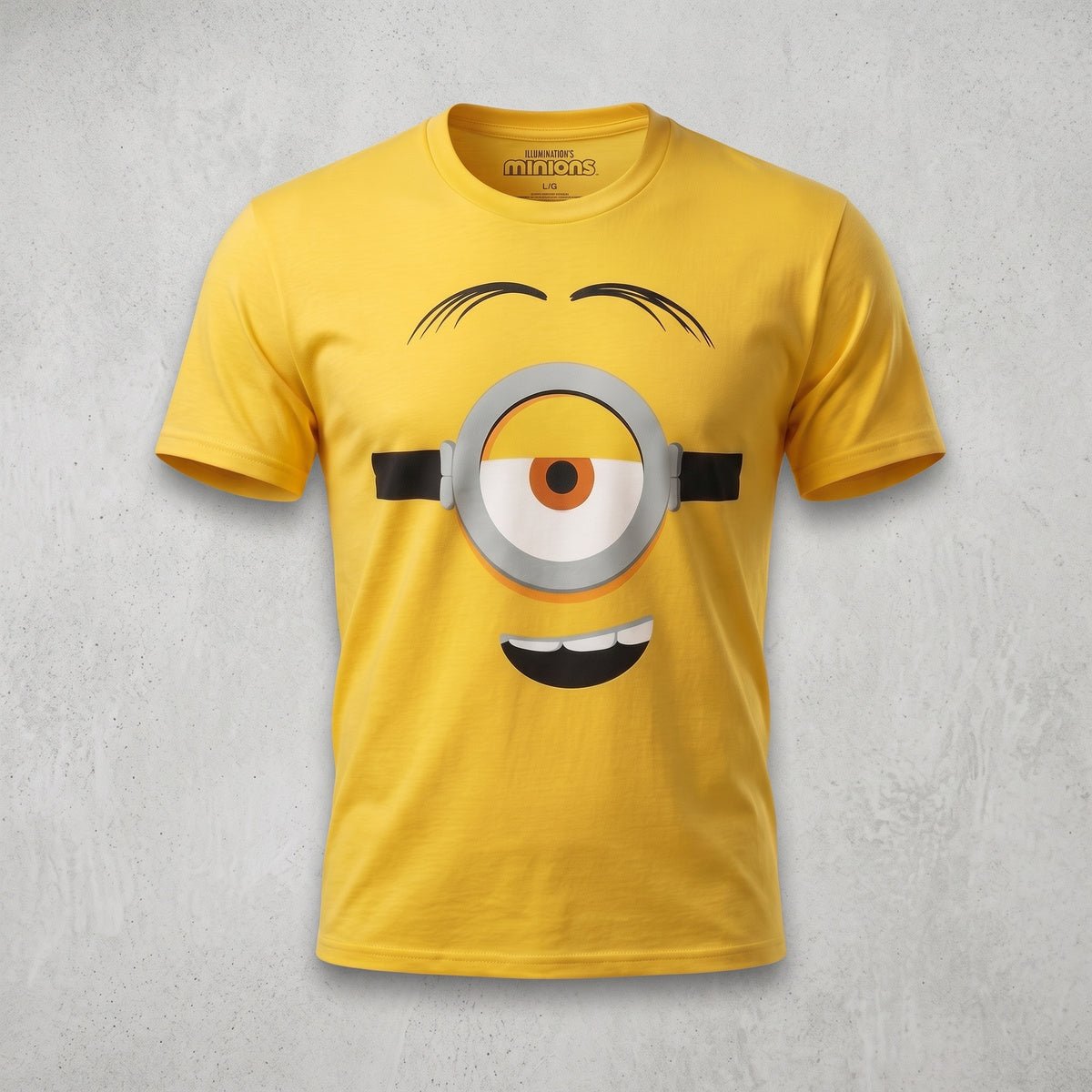 Adult Minions Big Face Halloween Cosplay Costume T-Shirt - TVStoreOnline