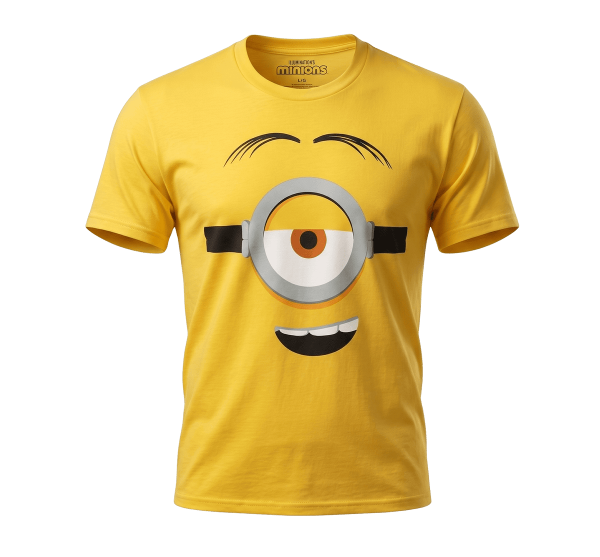 Adult Minions Big Face Halloween Cosplay Costume T-Shirt - TVStoreOnline
