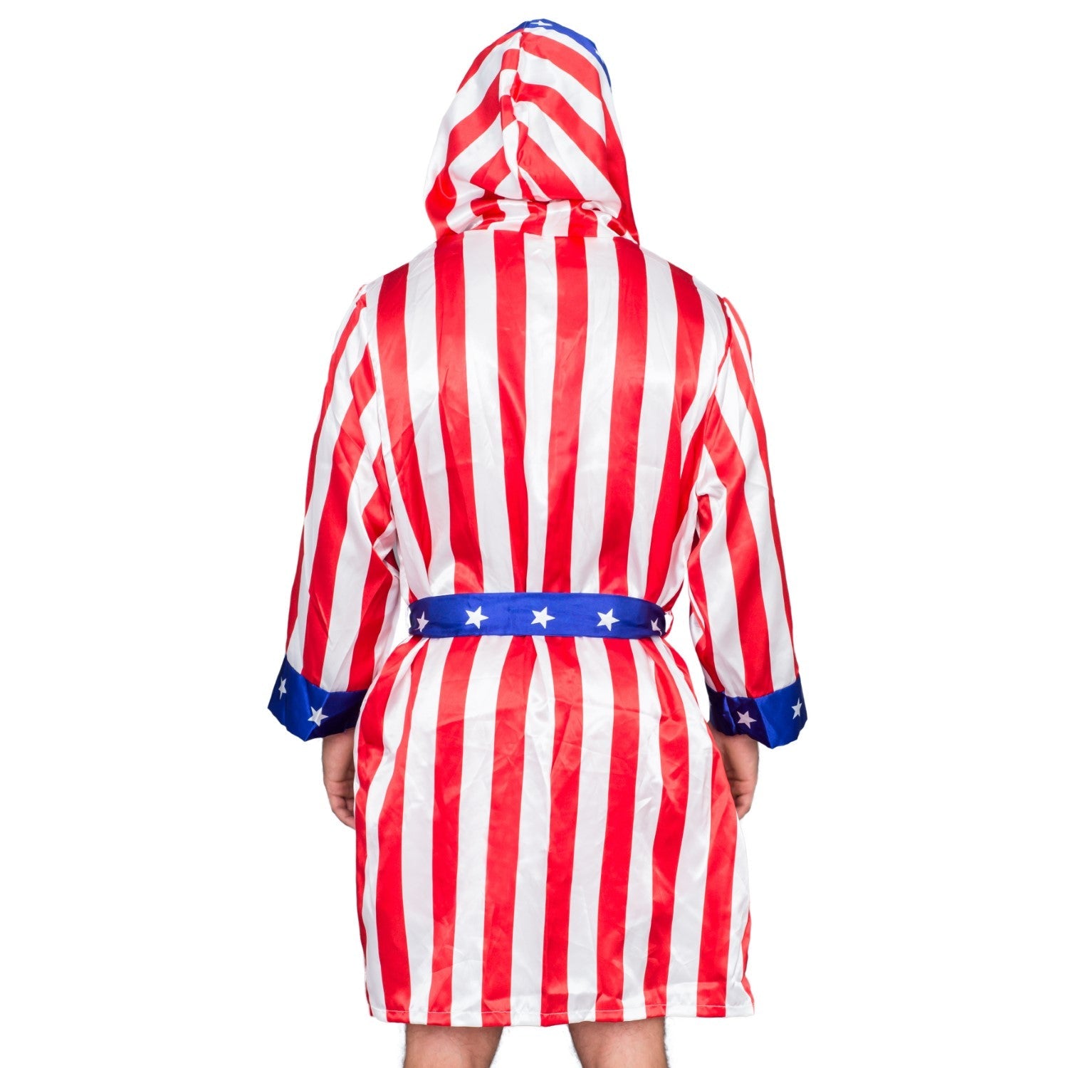 Adult Satin American Flag Robe Movie Boxer Halloween Cosplay Costume Replica Robe - TVStoreOnline