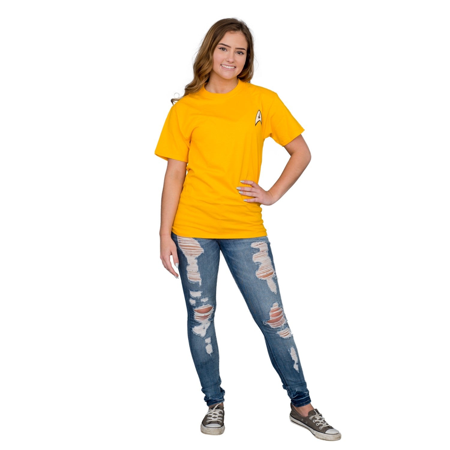Adult Unisex Star Trek Command Uniform Image Halloween Cosplay T-shirt - TVStoreOnline