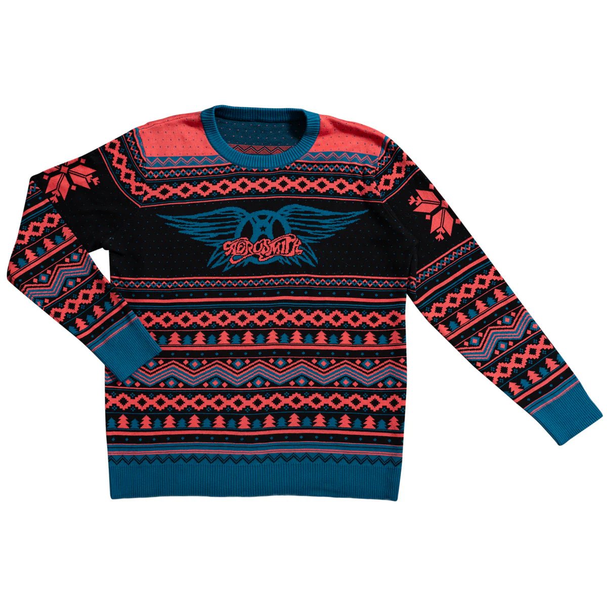 Aerosmith Wings Logo Adult Unisex Ugly Christmas Sweater - TVStoreOnline