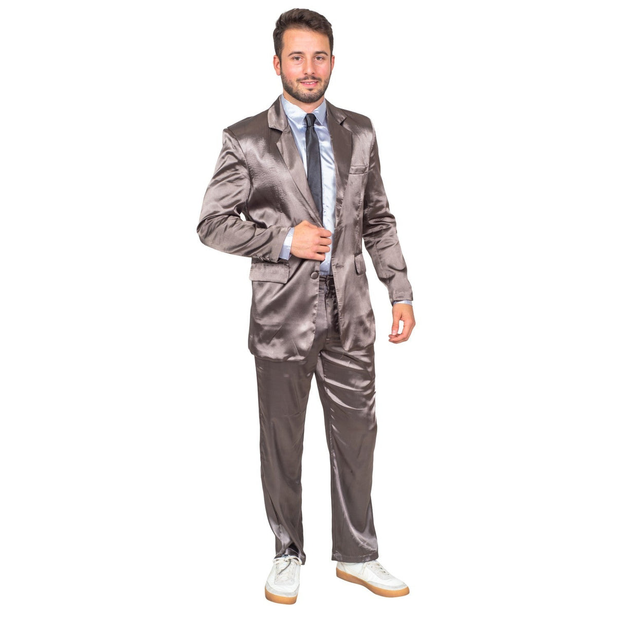 Barney The Legendary Pajama Suit Four Pieces Silk PJ Halloween Costume Cosplay - TVStoreOnline
