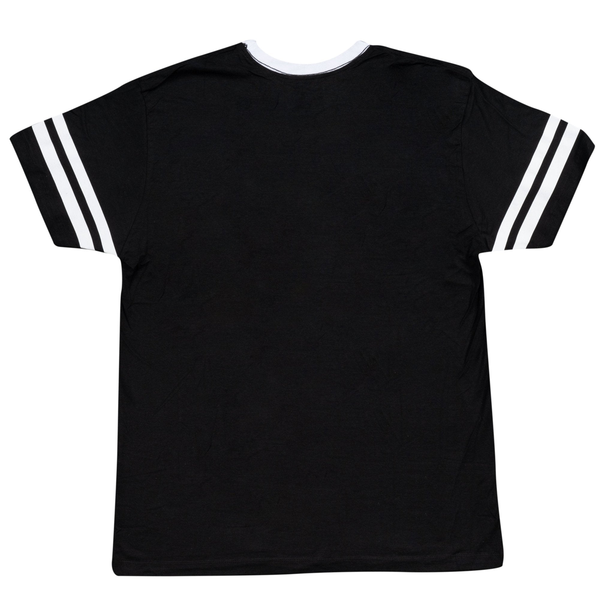 Batman The Dark Knight Fear is Why You Fail Striped sleeves Black Mens T-Shirt - TVStoreOnline