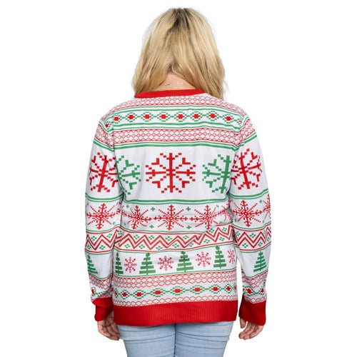 Best Friends Fair Isle Faces South Park Adult Unisex Ugly Christmas Sweater - TVStoreOnline