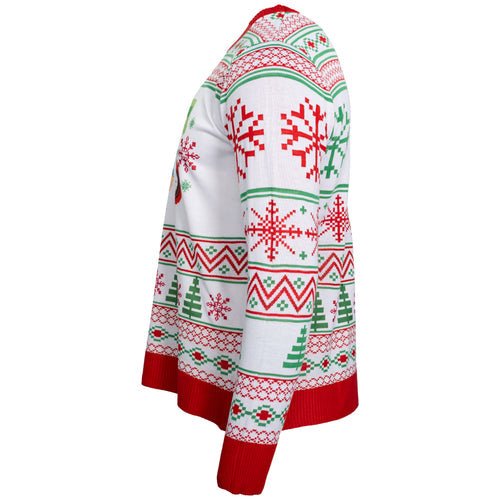 Best Friends Fair Isle Faces South Park Adult Unisex Ugly Christmas Sweater - TVStoreOnline