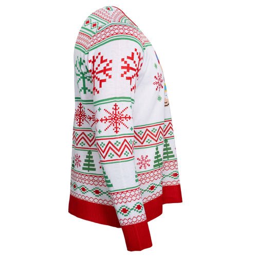 Best Friends Fair Isle Faces South Park Adult Unisex Ugly Christmas Sweater - TVStoreOnline