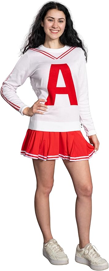 Betty Nerd Pi Delta Adams College Replica Cheerleader Halloween Cosplay Costume - TVStoreOnline
