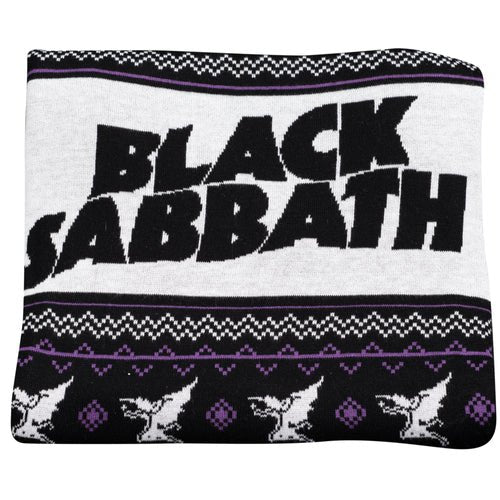 Black Sabbath Unisex Flying Demon Logo Ugly Christmas Sweater - TVStoreOnline