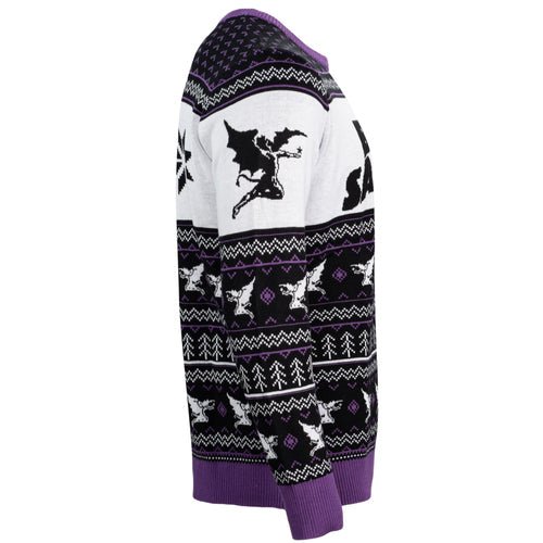 Black Sabbath Unisex Flying Demon Logo Ugly Christmas Sweater - TVStoreOnline