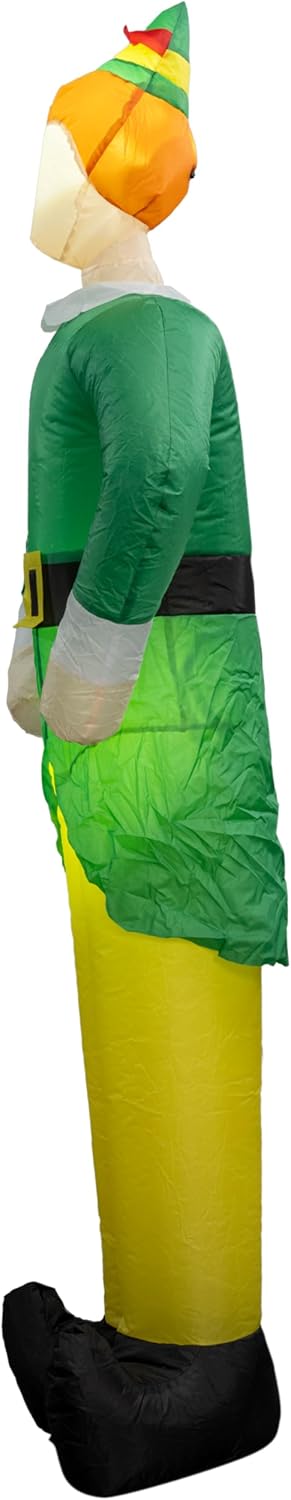 Buddy The Elf Indoor/Outdoor Xmas Light Up Inflated Yard Holiday Decoration - TVStoreOnline