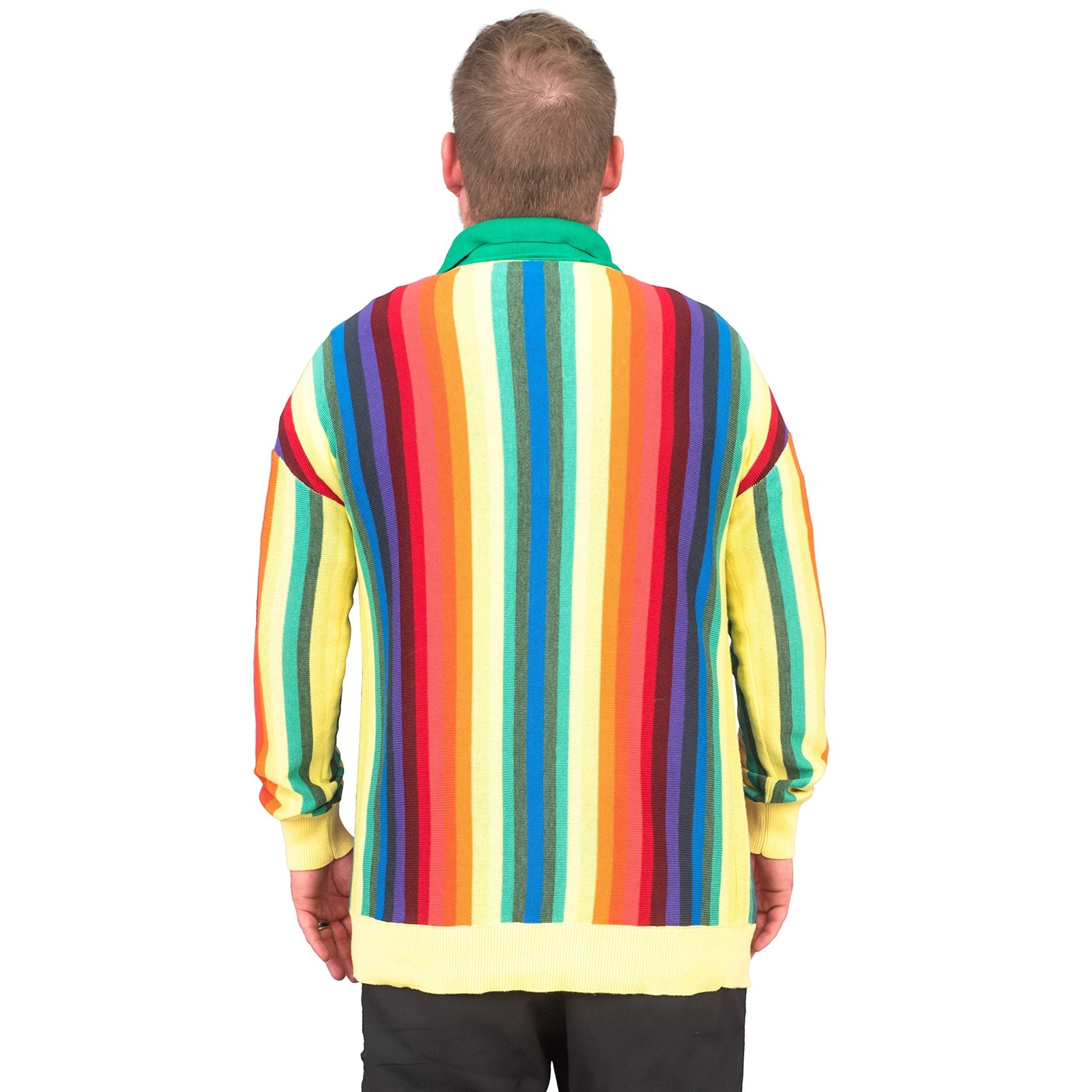 Caddyshack Caddy Rainbow Sweater Halloween Costume Cardigan - TVStoreOnline