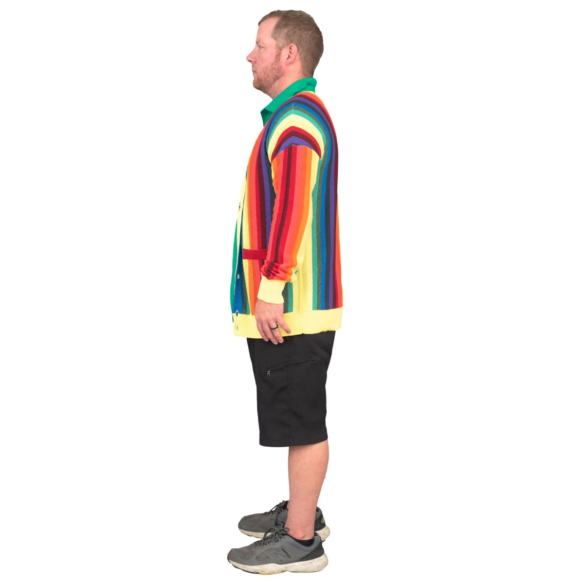 Caddyshack Caddy Rainbow Sweater Halloween Costume Cardigan - TVStoreOnline
