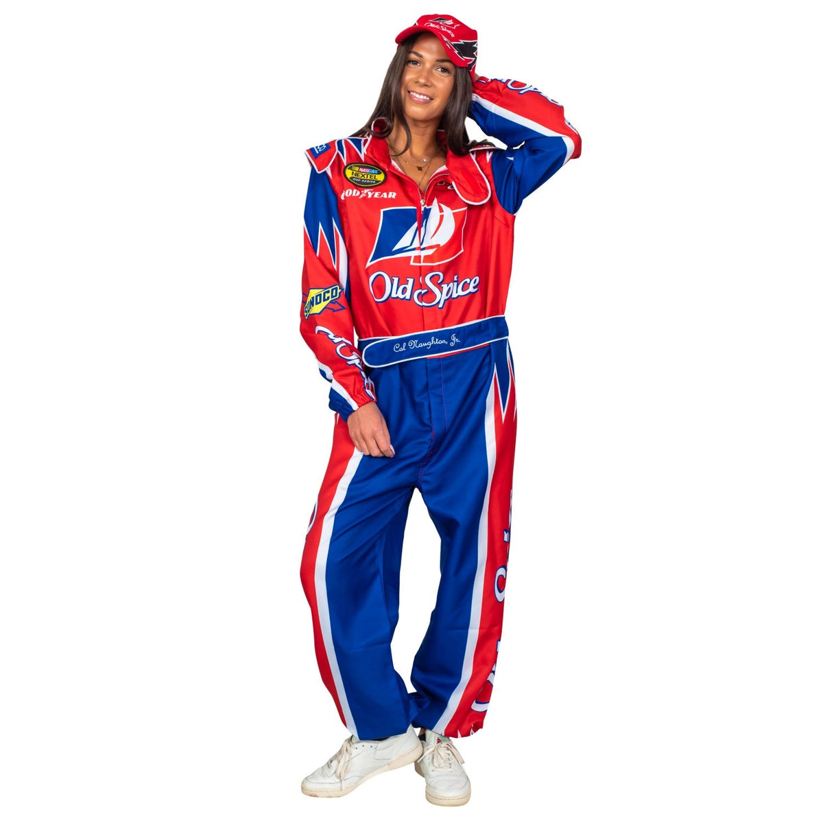 Cal Naughton Driver Deluxe Jumpsuit and Hat Halloween Costume Cosplay - TVStoreOnline