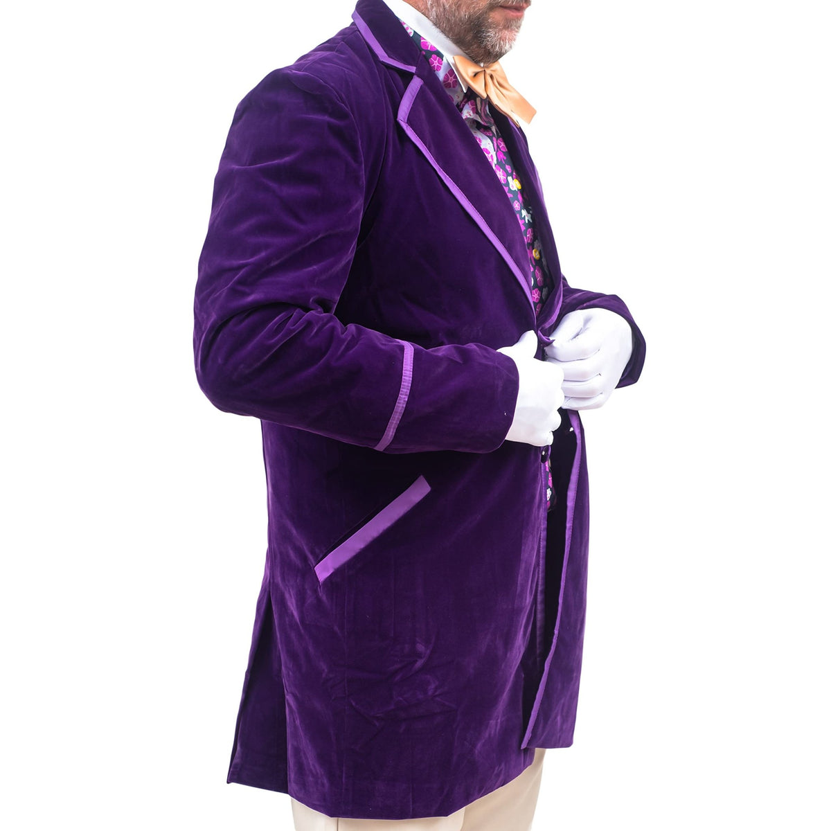 Chocolate Factory Owner Deluxe Complete Set Halloween Costume Cosplay - TVStoreOnline