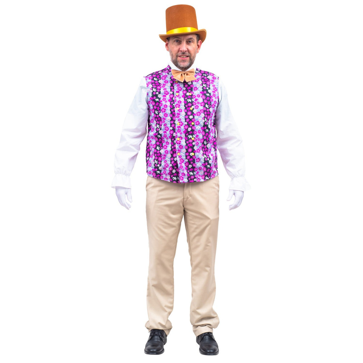 Chocolate Factory Owner Deluxe Complete Set Halloween Costume Cosplay - TVStoreOnline