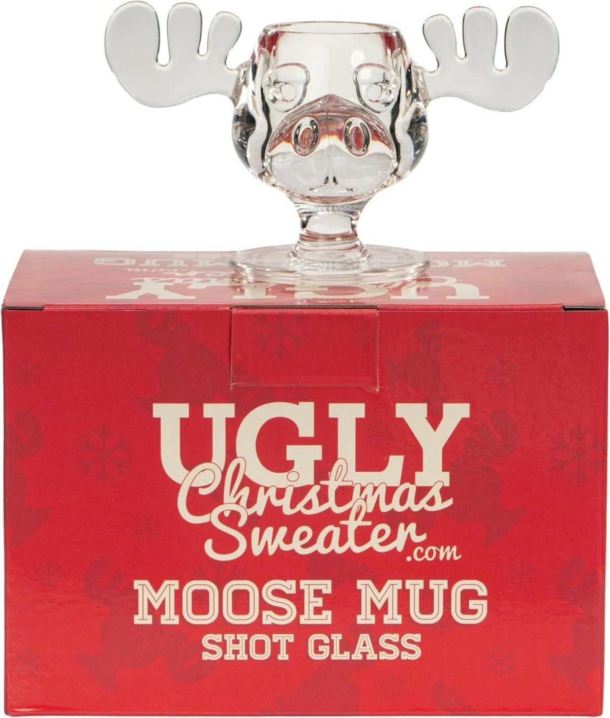 Christmas Vacation 1980s Movie Moose Mug Shot Glasses Gift Box Set - TVStoreOnline