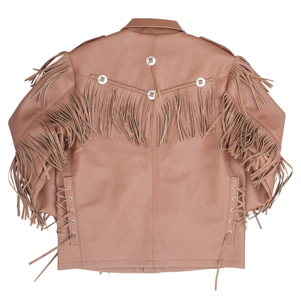 Cowboy Traditional Leather Western Jacket with Fringe Halloween Costume - TVStoreOnline