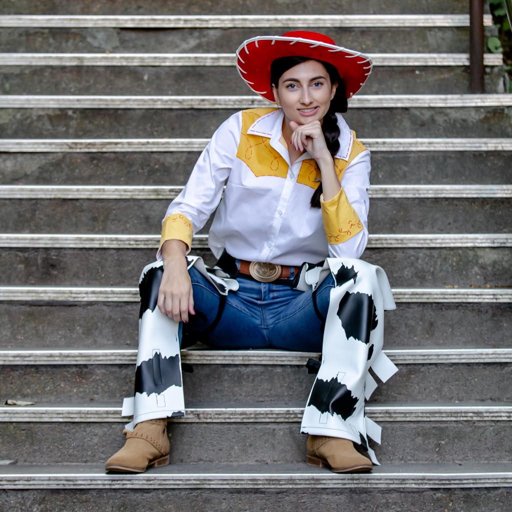 Cowgirl Jessie Movie Character Halloween Cosplay Costume Accessory Chaps - TVStoreOnline