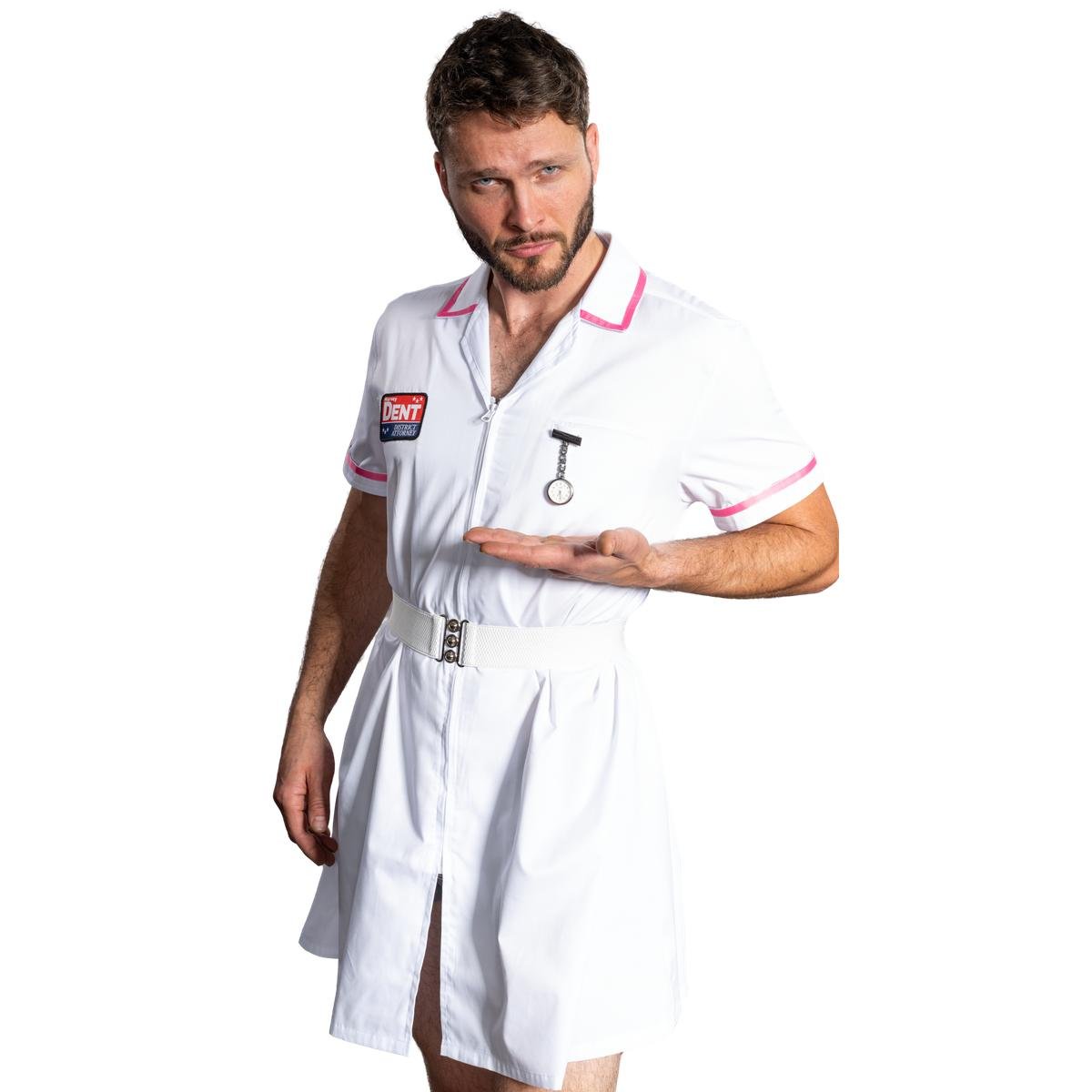 Dark Knight Dent Superhero Villain Nurse Cosplay Halloween Cosplay Costume Set - TVStoreOnline