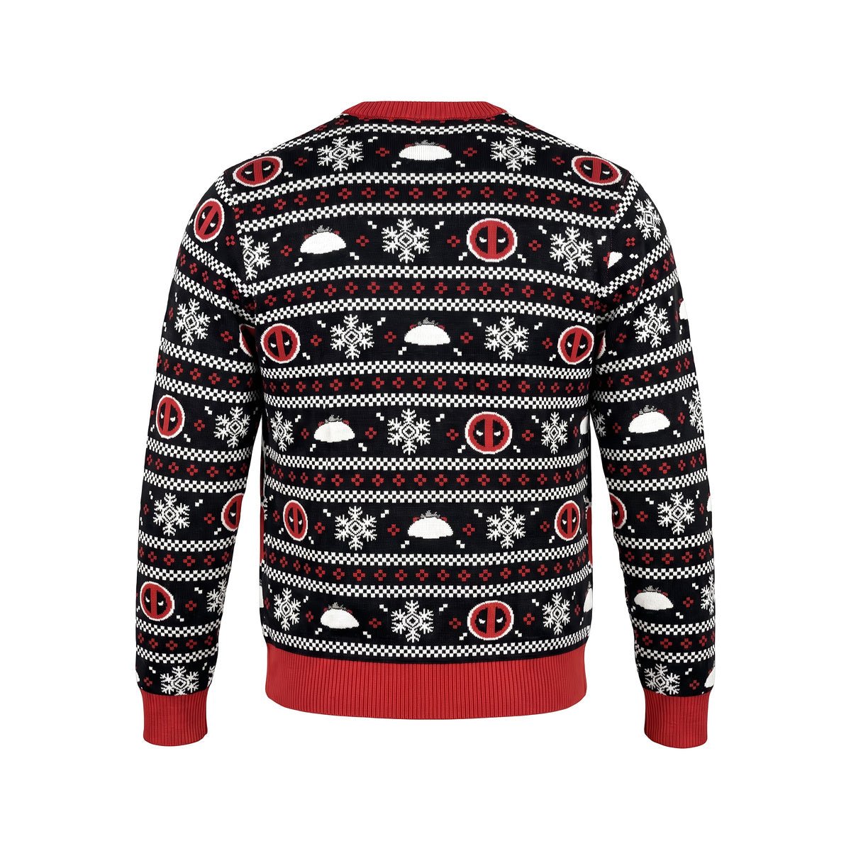 Deadpool Naughty List Adult Unisex Knitted Ugly Christmas Sweater - TVStoreOnline