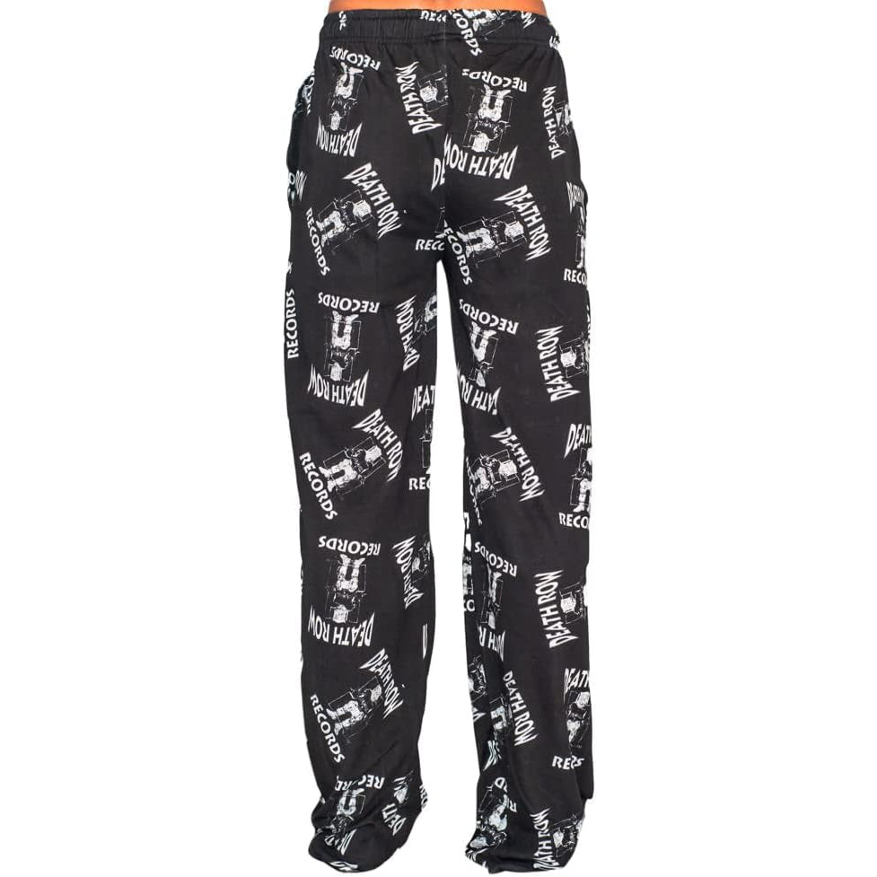 Deathrow Records Logo Toss Adult Sleep Lounge Pants - TVStoreOnline
