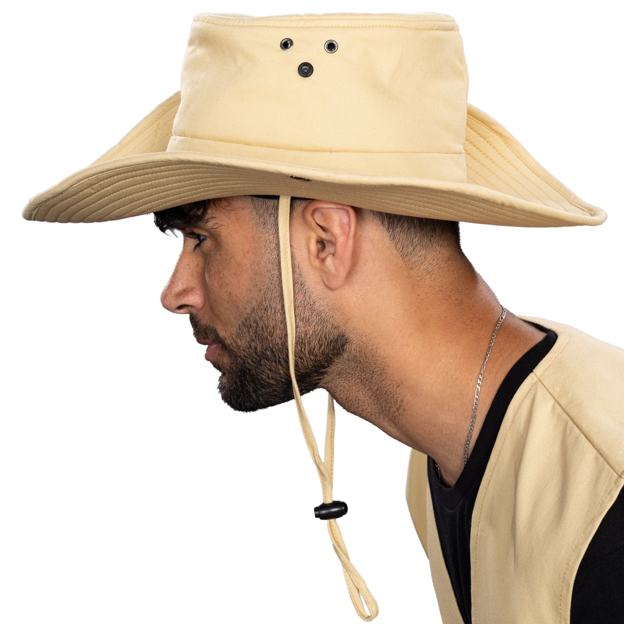 Dinosaur Park Ranger Jurassic Vest and Hat Halloween Costume Cosplay Set - TVStoreOnline
