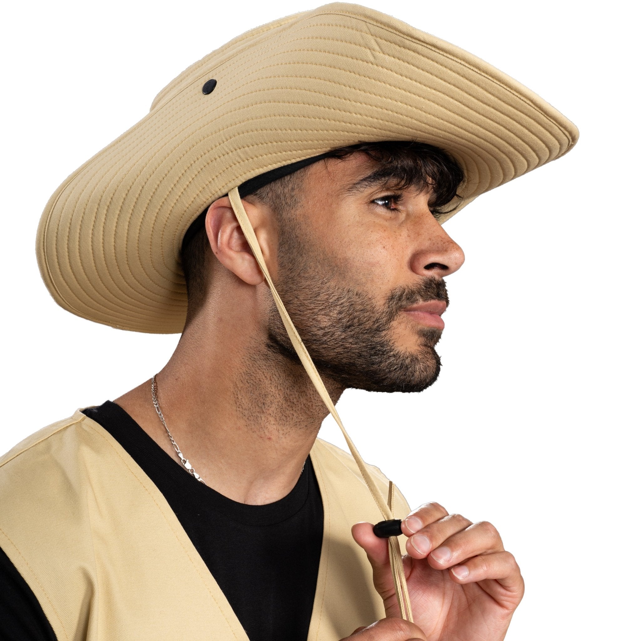 Dinosaur Park Ranger Jurassic Vest and Hat Halloween Costume Cosplay Set - TVStoreOnline