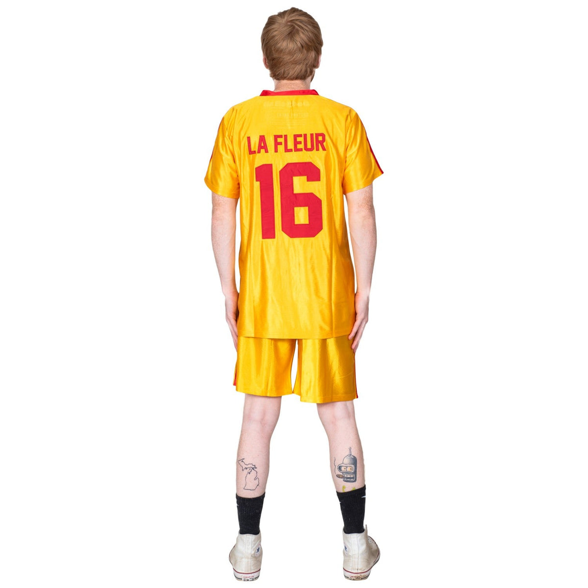 Dodgeball Joe's Team Captain La Fleur Top and Shorts Set Halloween Costume Cosplay - TVStoreOnline