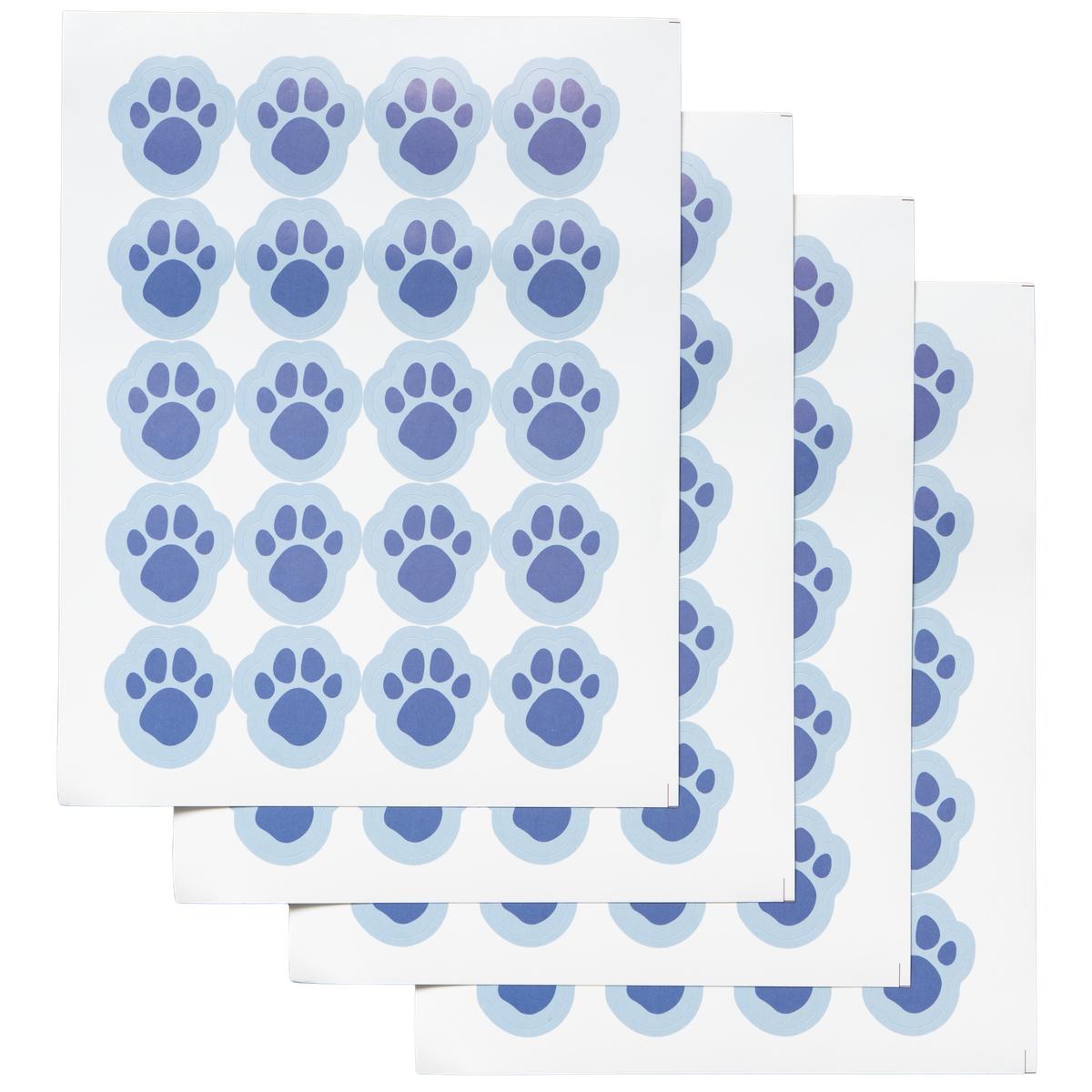 Dog Detective and Blue Handy Notebook Halloween Costume Cosplay Accessory with Dog Paws Stickers and Black Crayon - TVStoreOnline