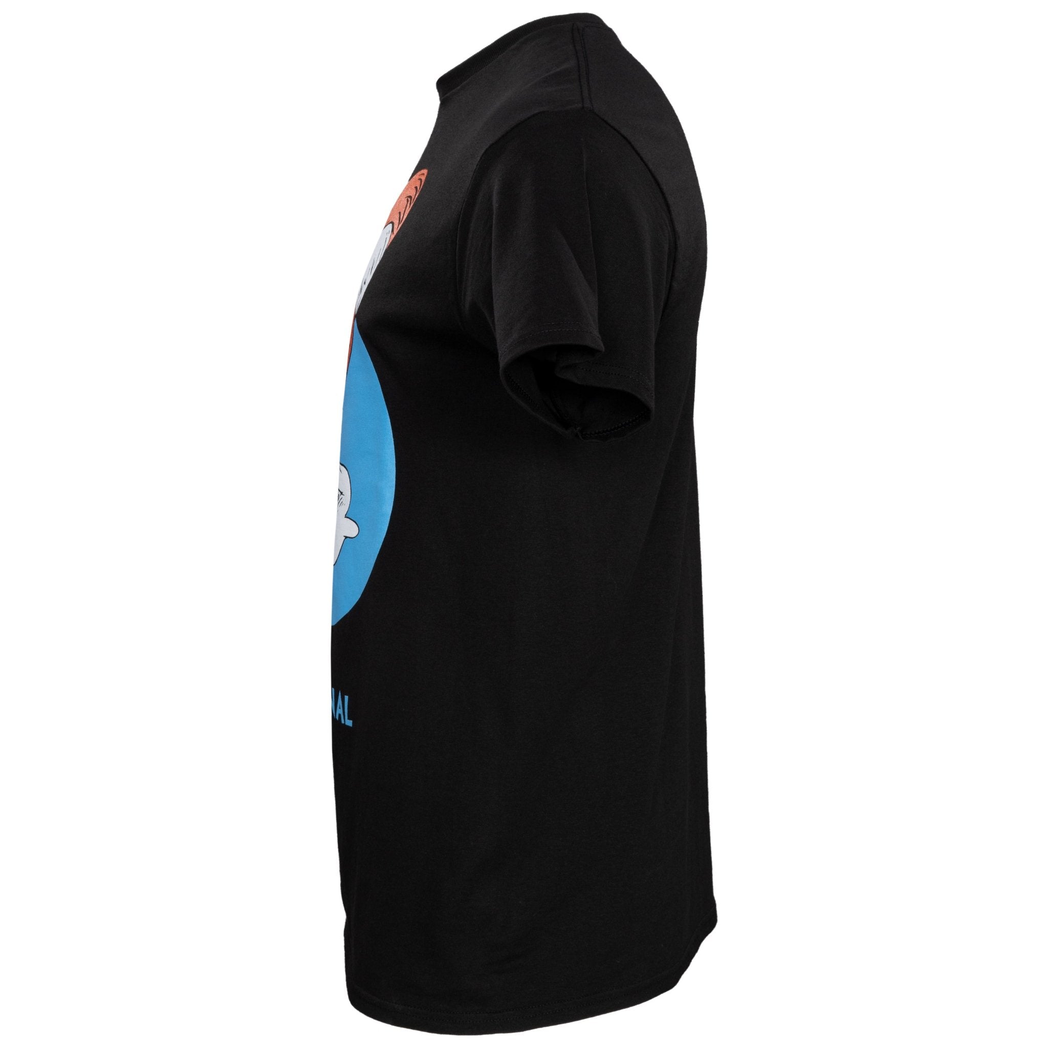 Dr Seuss Be Original Tip Hat Adult Short Sleeves Black T-Shirt - TVStoreOnline