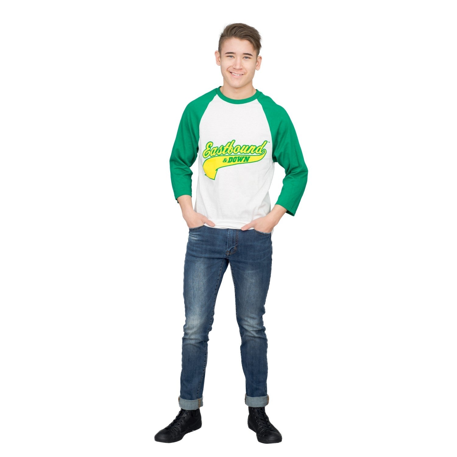 Eastbound & Down Logo 55 Baseball Unisex Raglan Halloween Cosplay Costume Shirt - TVStoreOnline