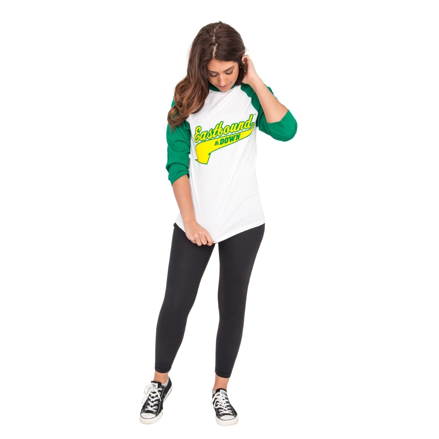 Eastbound & Down Logo 55 Baseball Unisex Raglan Halloween Cosplay Costume Shirt - TVStoreOnline