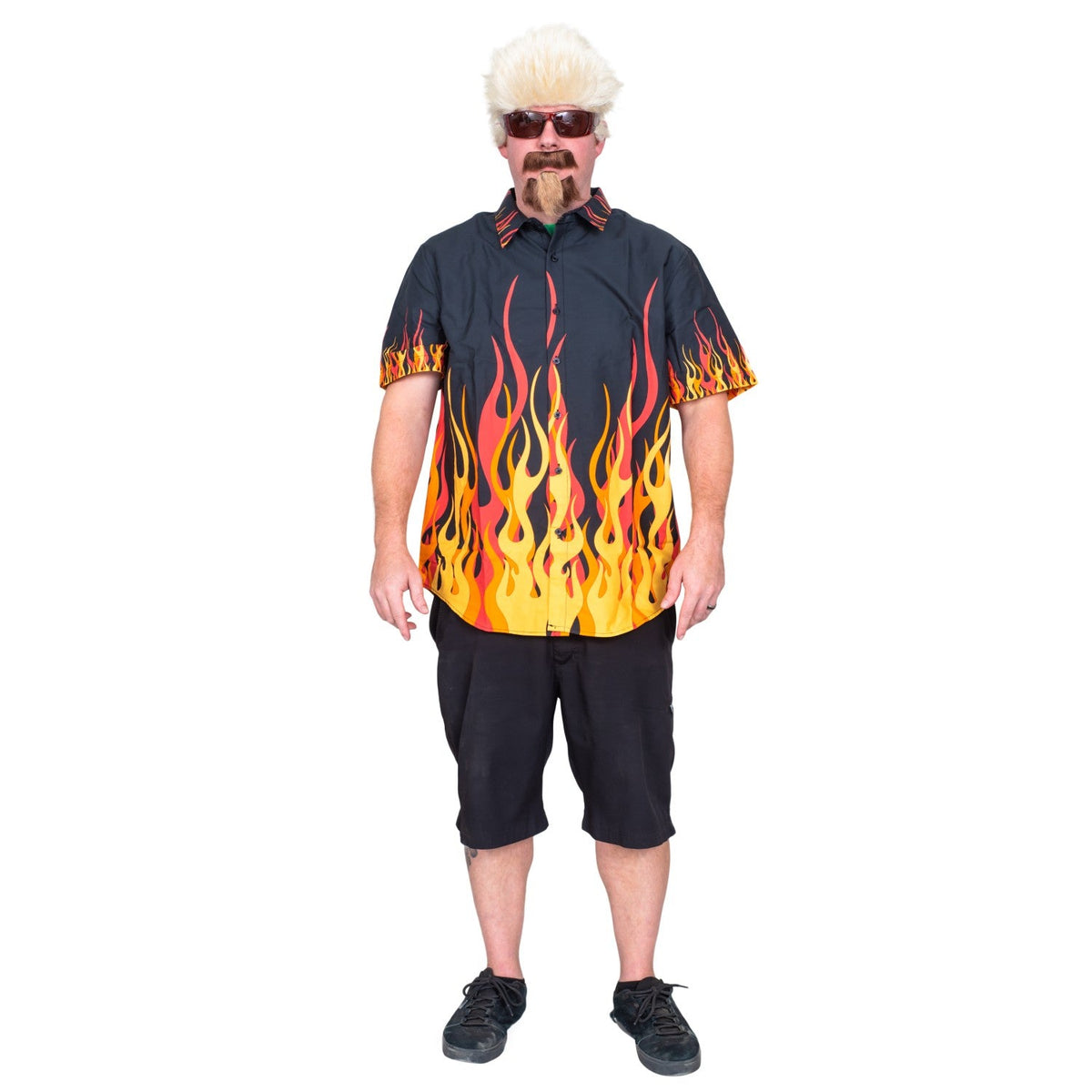 Famous TV Chef Personality "Guy" Food TV Show Deluxe Halloween Cosplay Costume Set - TVStoreOnline