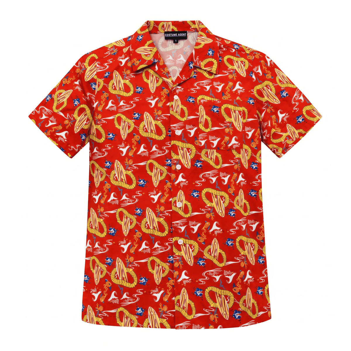 Fear and Loathing Dr. Gonzo Adult Unisex Replica Halloween Cosplay Costume Hawaiian Shirt - TVStoreOnline