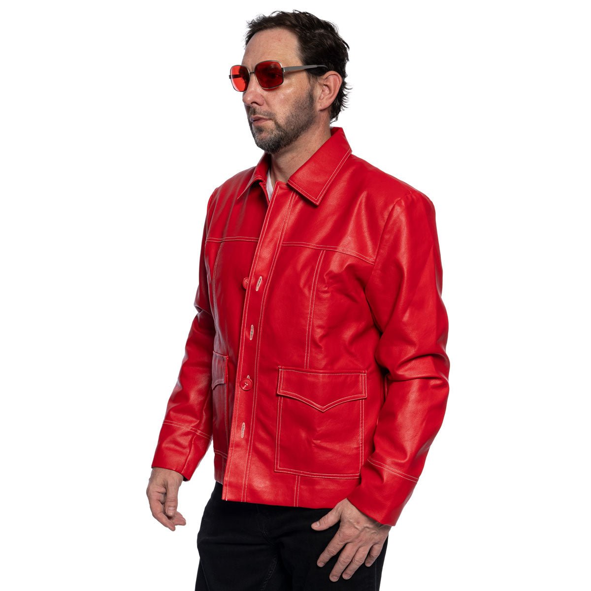 Fight Soap Tyler Leather Jacket Halloween Costume Fighter Cosplay - TVStoreOnline