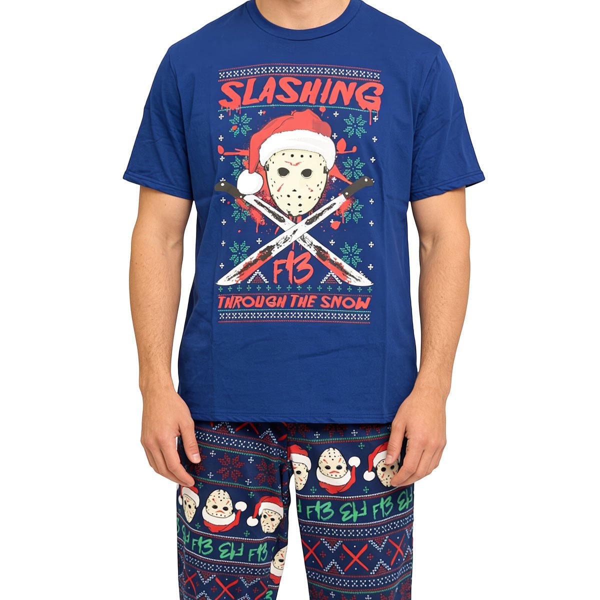 Friday the 13th Jason Slashing PJ Set - TVStoreOnline