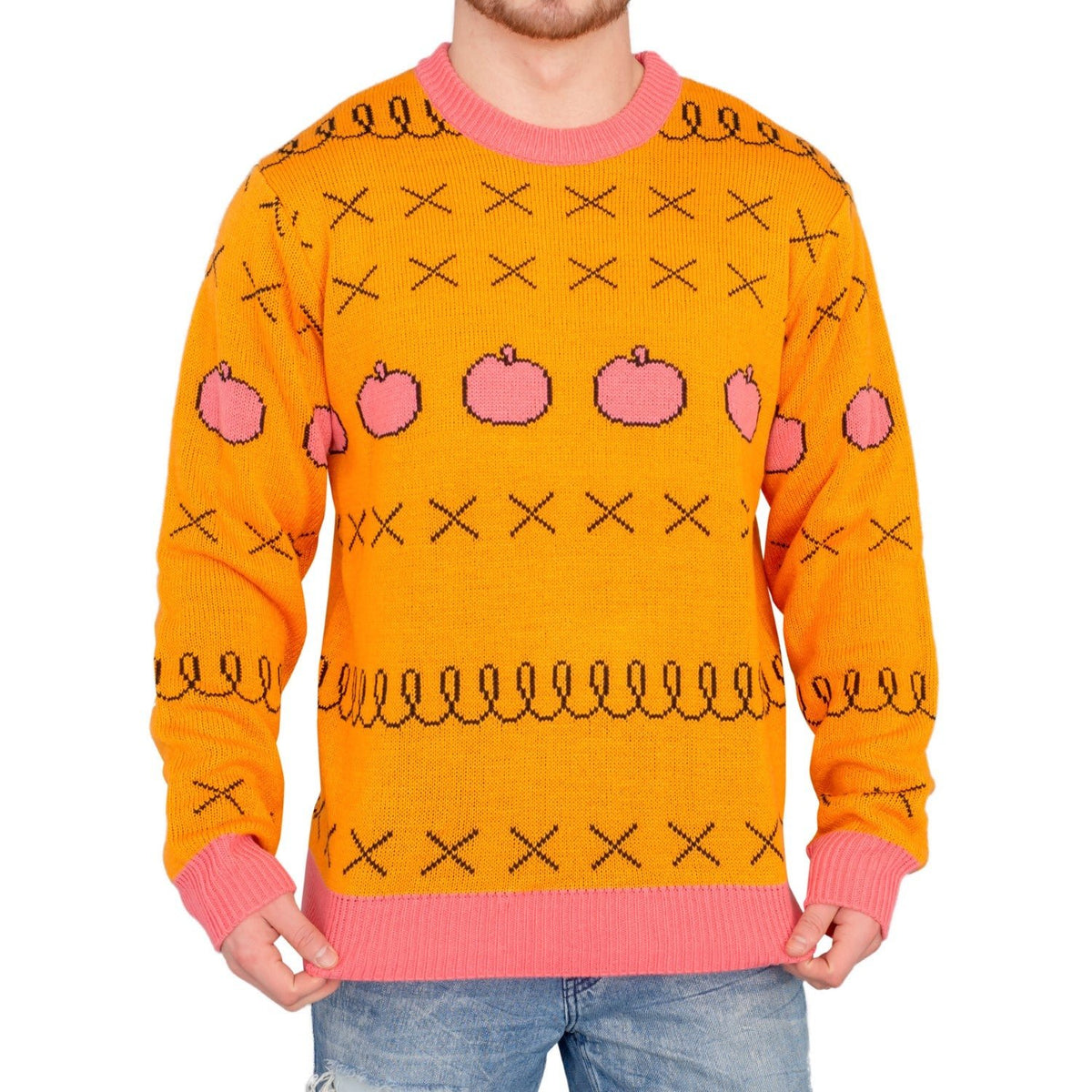 Funny Horse Man Ugly Christmas Sweater for Men Iconic TV Show Christmas Sweater - TVStoreOnline