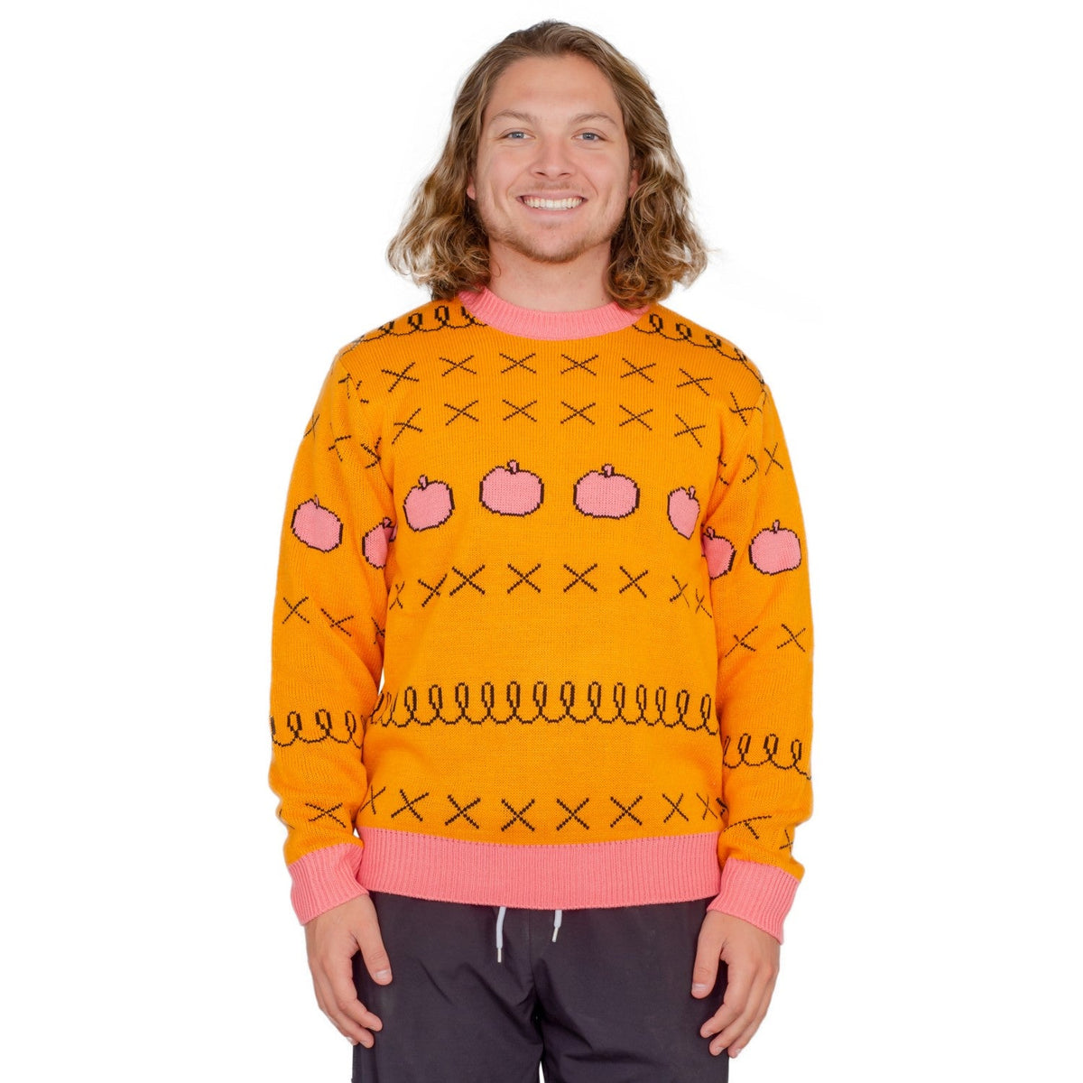 Funny Horse Man Ugly Christmas Sweater for Men Iconic TV Show Christmas Sweater - TVStoreOnline
