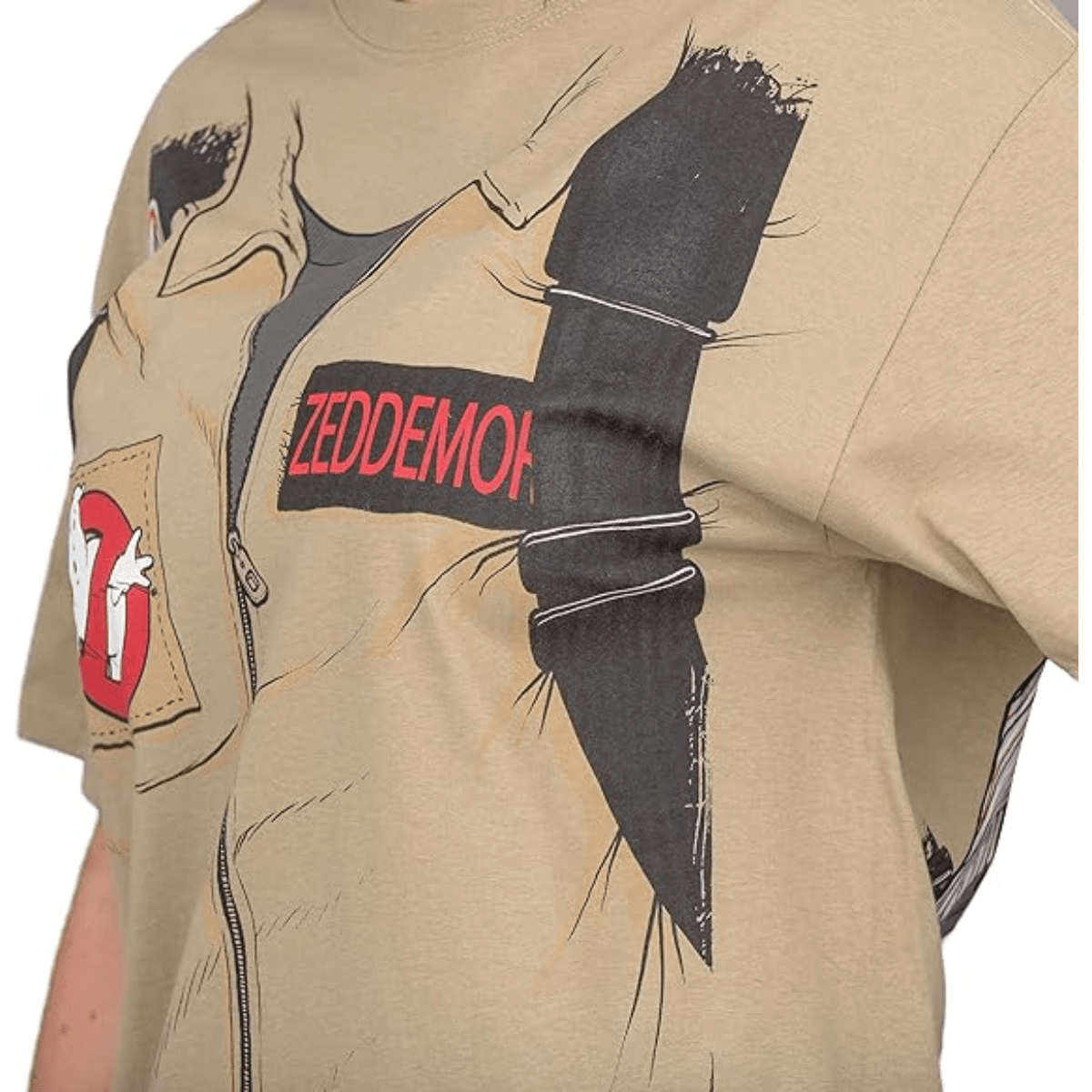 Ghostbuster Short Sleeve T-Shirt with Back Print - TVStoreOnline