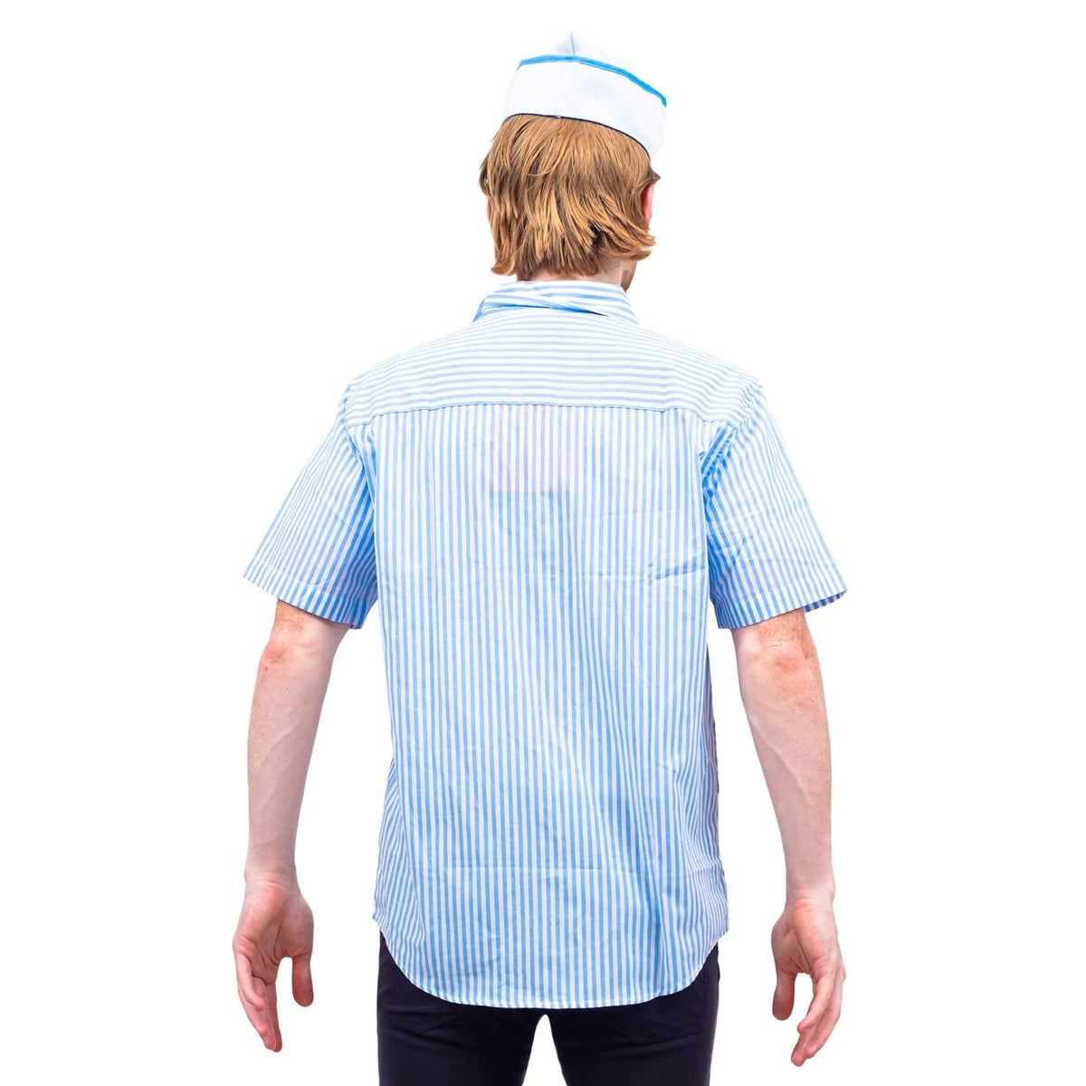 Good Burger Button Up Shirt Hat and Name Tag Halloween Costume Cosplay - TVStoreOnline