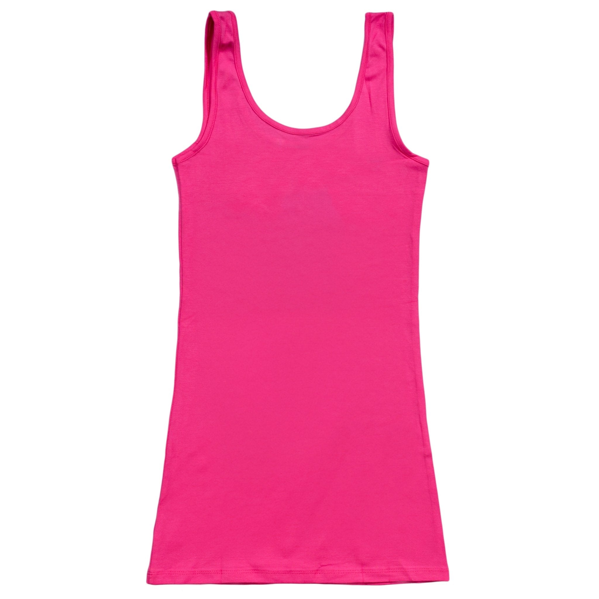 Good & Plenty Candy Fuschia Tunic Tank Dress - TVStoreOnline