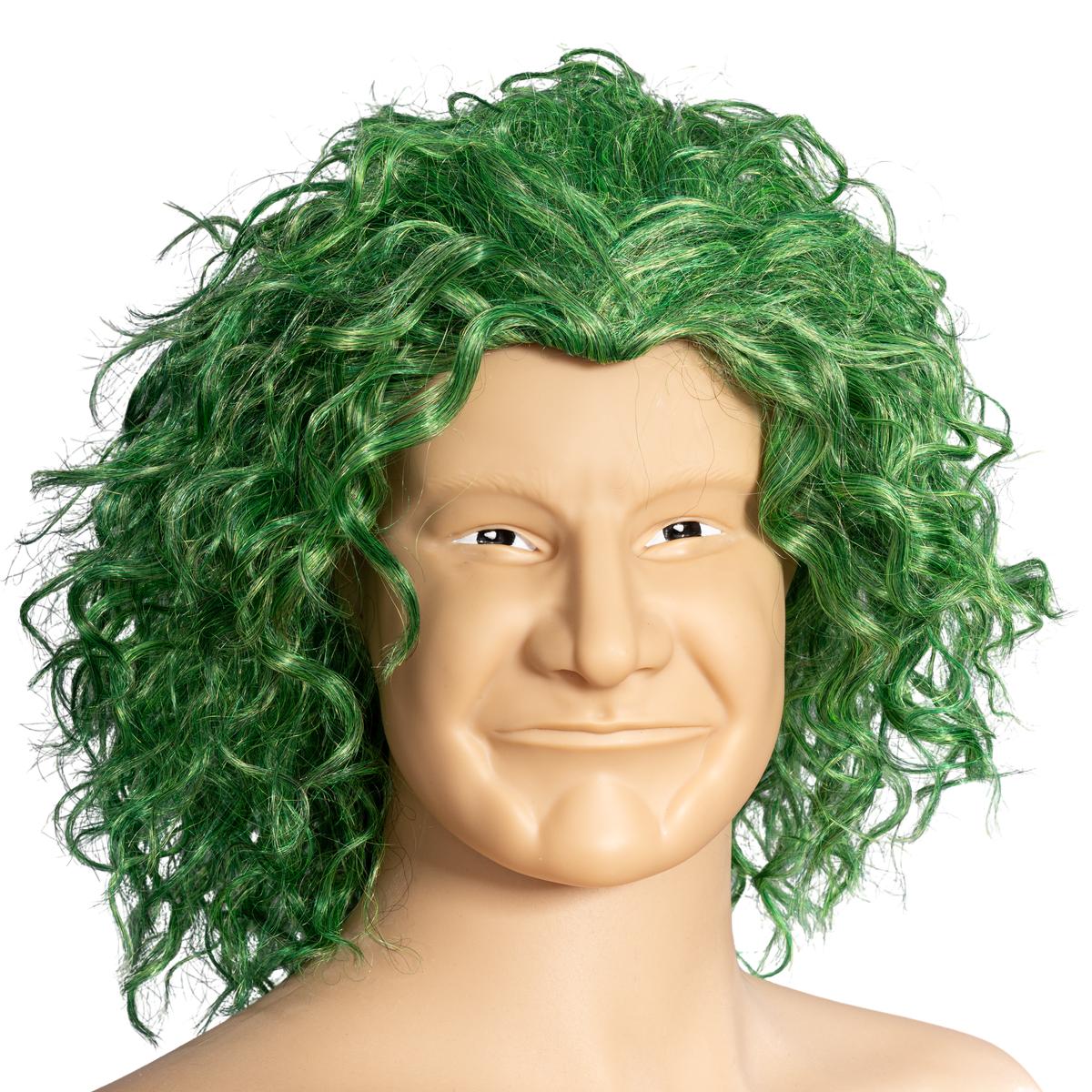 Green Comic Book Character Joke Clown Halloween Cosplay Costume Green Wig - TVStoreOnline