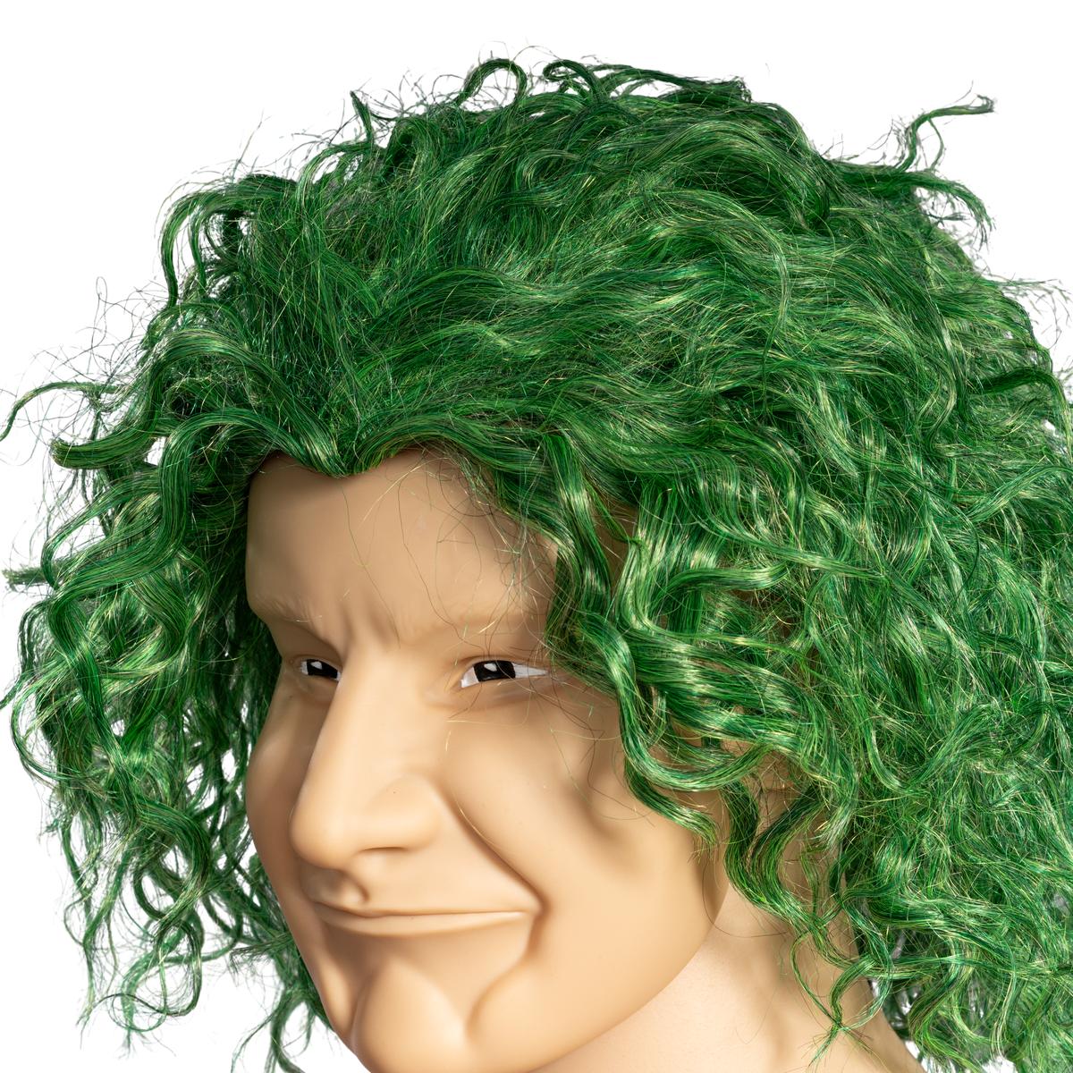 Green Comic Book Character Joke Clown Halloween Cosplay Costume Green Wig - TVStoreOnline